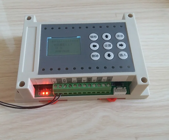 8-in 8-out 8-way multi-channel time relay programmable controller cycle timing switch simple PLC in