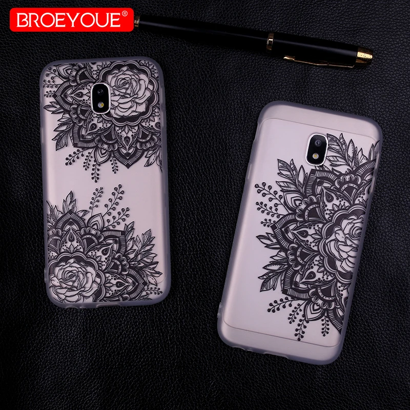 

BROEYOUE Silicone Case For Samsung Galaxy J3 J5 J7 2016 2017 Matte Painted Soft TPU Back Case For Galaxy A3 A5 A7 2016 2017