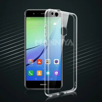 

MANNIYA for Huawei P8 P9 P10 lite Blank transparent Soft TPU phone case thick 1.5mm Free shipping 50pcs