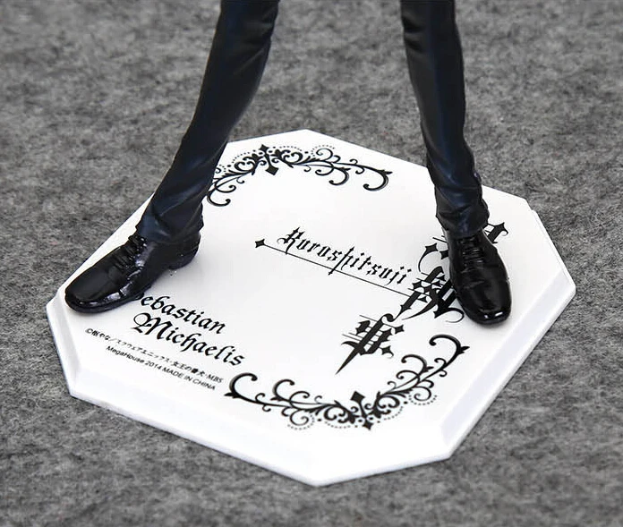 Najtaniej 24 cm kuroshitsuji Sebastian Michaelis Action Figures pcv brinquedos kolekcja figurki zabawki na prezent na Boże Narodzenie z Retail box