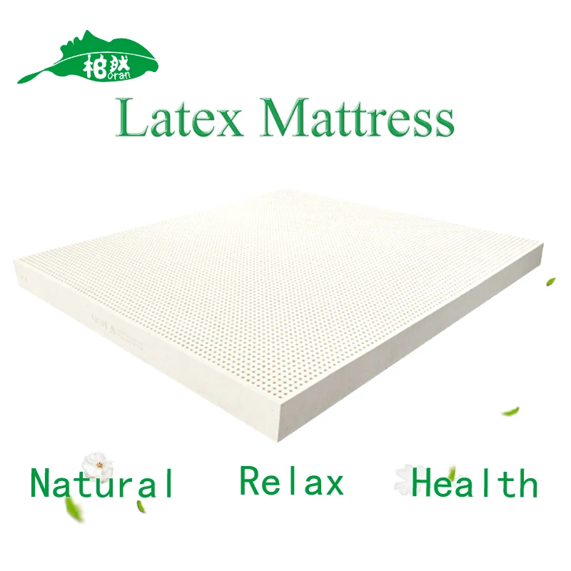 Natural Latex Mattress Contour Memory Mattress with Bleached Velour