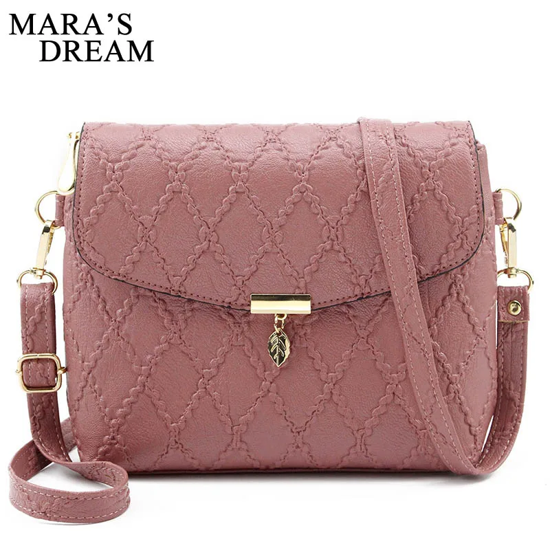 مارا حلم حقائب النساء جلدية البسيطة الكتف Crossbody حقيبة Sac فام السيدات حقيبة ساعي طويلة حزام الإناث مخلب