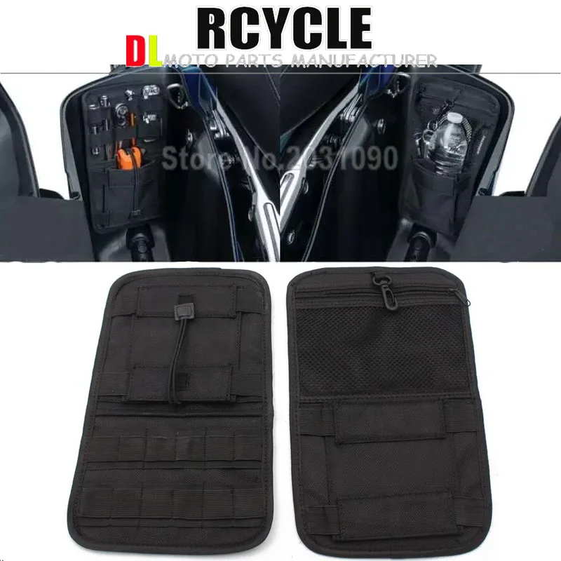 Motorcycle Saddlemen Saddlebag Lid Organizer Set for Harley Softail