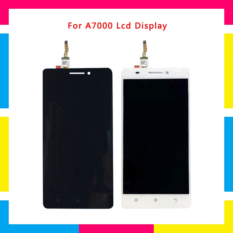 

5pcs/lot Replacement LCD Display Screen With Touch Screen Digitizer Assembly For Lenovo A7000