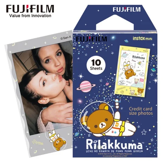 Новинка 10 листов Fujifilm Fuji Instax Mini 8 пленок Микки Маус фотобумага для мгновенной мини 8 7s 7 50s 90 25 Polaroid камеры - Цвет: Rila