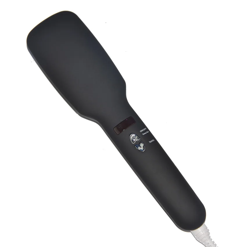 ЖК-дисплей Дисплей цифровой электрический выпрямитель волос щетка гребень для выпрямления волос выпрямитель для Керамика волос кисть, устройства для стилизации