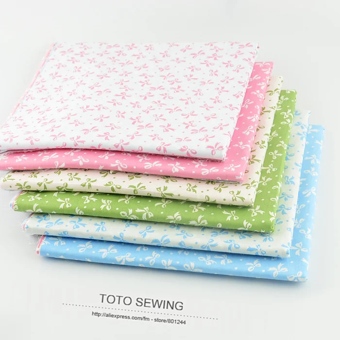6 шт. Комплект постельного белья из хлопчатобумажной ткани 45 х50 см|fat quarter bundles|fat