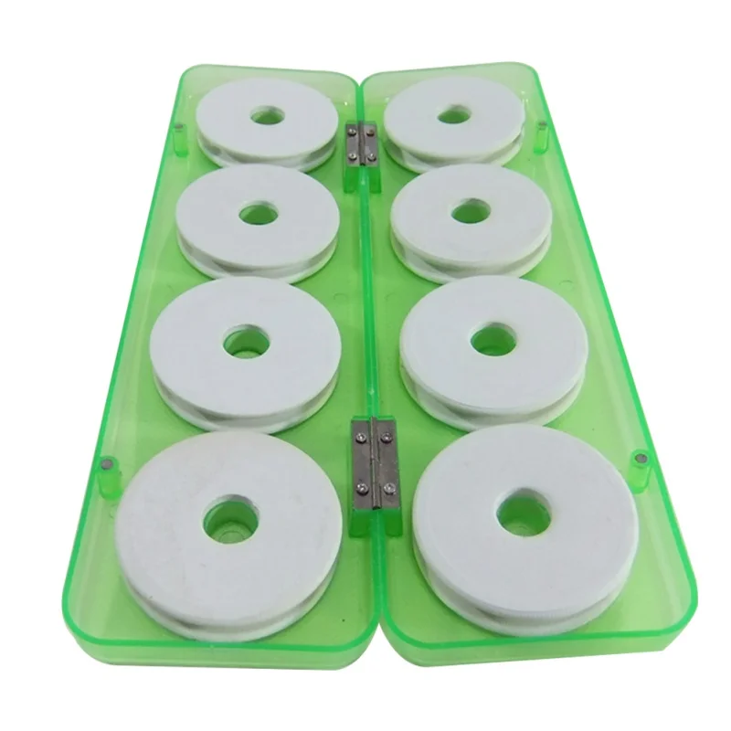 

Large 8-axis main line box fishing line storage box fishing tool accessories storage Box green blue