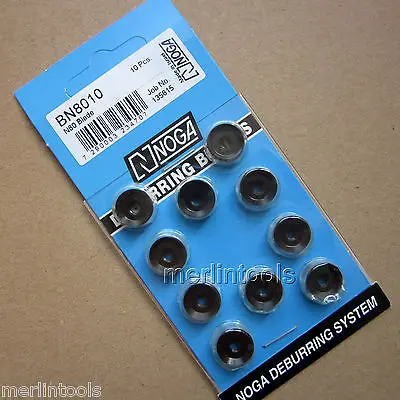 

NOGA BN8010 Double Edge Cutting Deburring Tool 10Pcs N80 Blades
