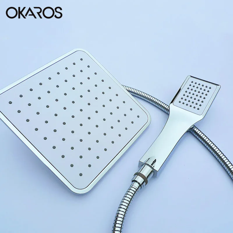 OKAROS SpuareWaterfall насадка для душа с ручной насадкой держатель распылителя
