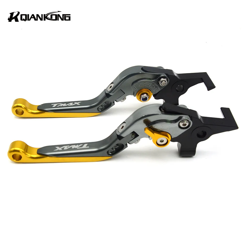 

Universal Foldable motorcycle clutch brake levers adjustable clutch levers For Yamaha T-MAX 500 TMAX 530 2008-2017