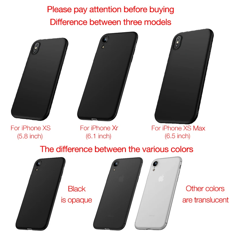 Чехол CAFELE из ТПУ для iPhone XS MAX прозрачный мягкий чехол XSMAX ультратонкий складной