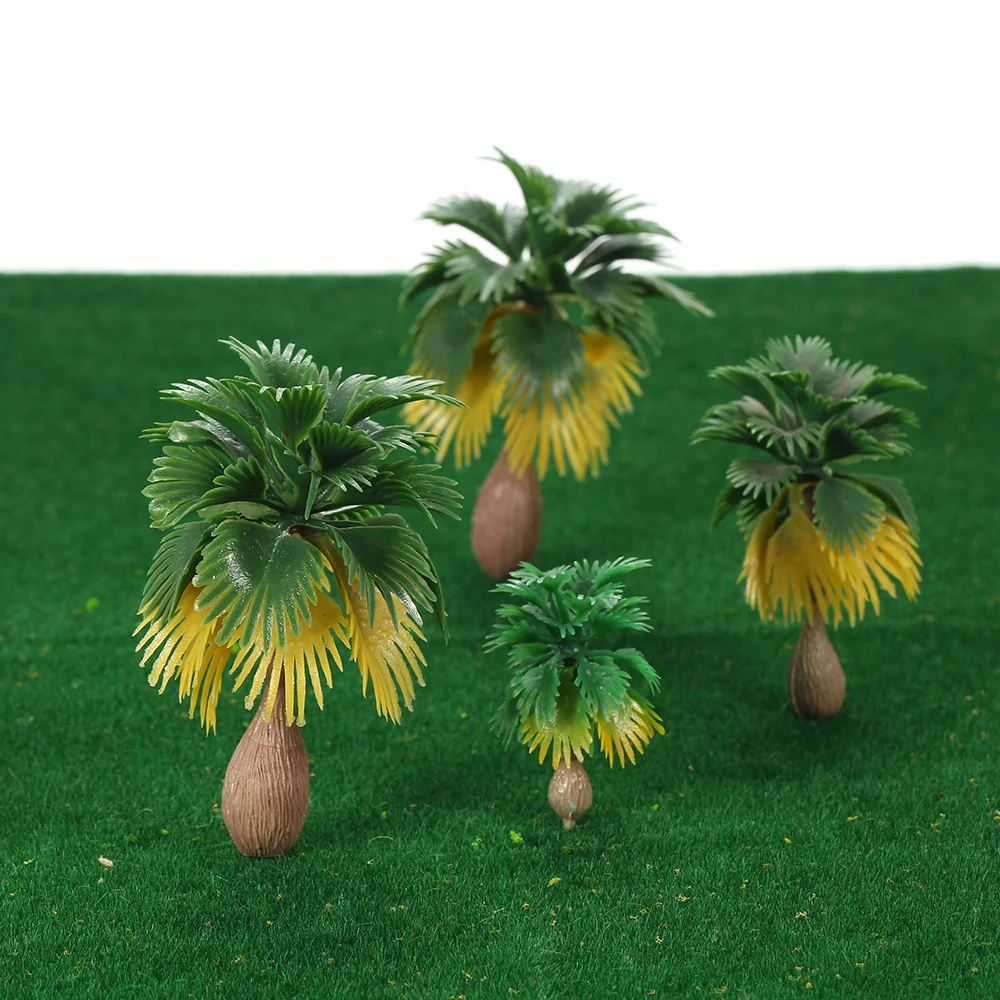 15pcs Model Palm Trees Miniature Landscape Scenery Layout Rain Forest