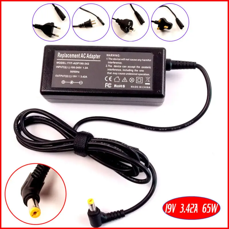 19V 3.42A Laptop Ac Adapter Charger for Acer Aspire 3600 3602 3603 3608 3610 3612 3613 3614 3618 3620 3624 3630 3634 3640 | Компьютеры и