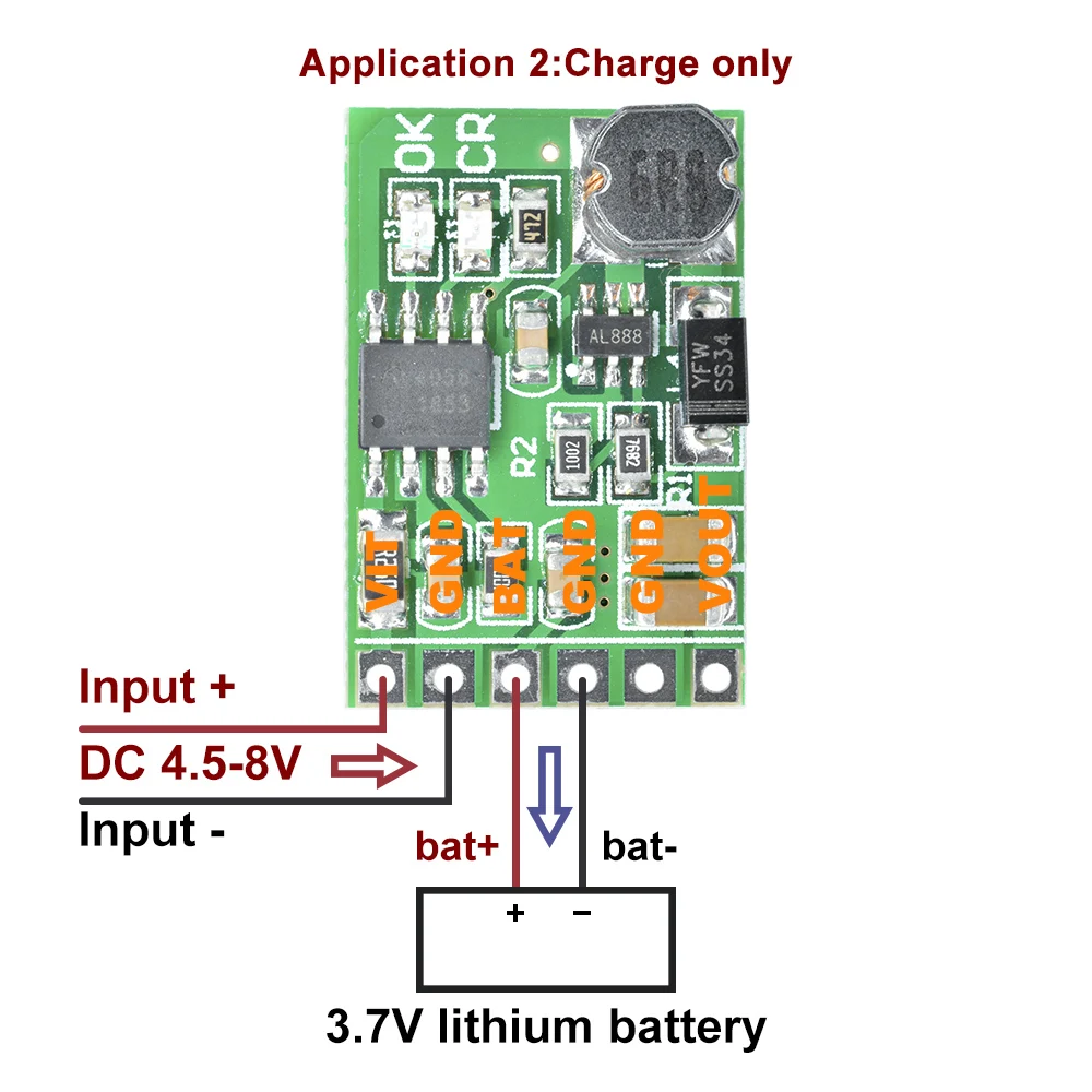 5V Out UPS Мобильная мощность DIY плата зарядное устройство и повышающий DC преобразователь модуль для 3,7 V 18650 литиевая батарея макетная плата