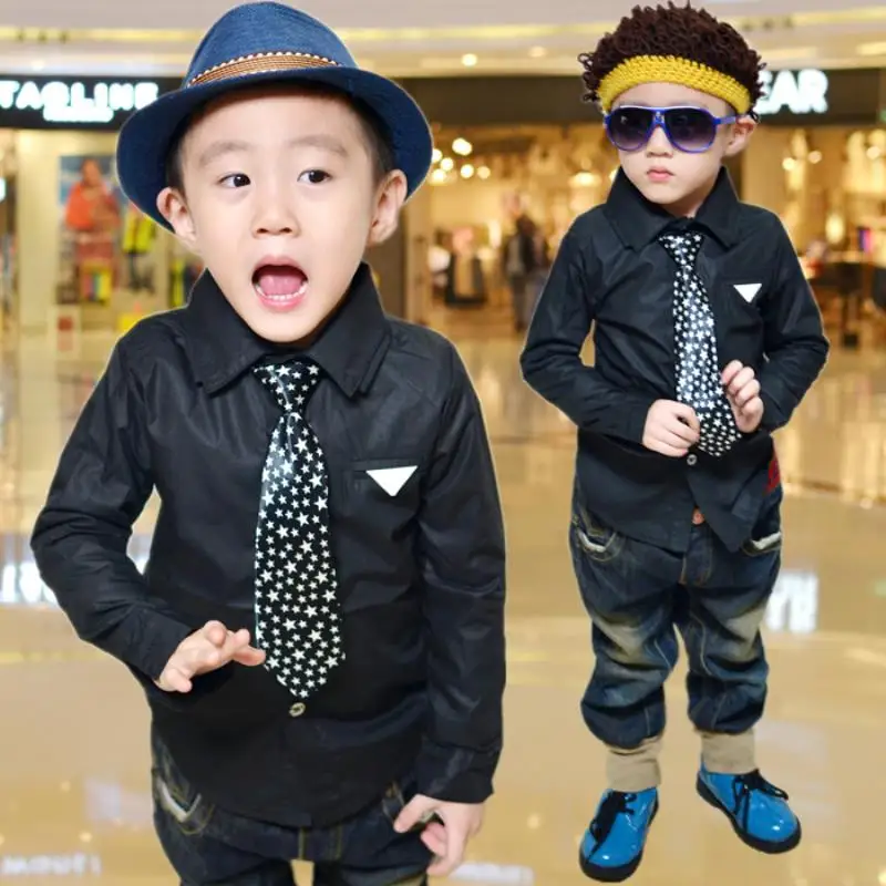 Fashion Boys Girls Kindergarten School Uniforms Children's Ties Striped Plaid Necktie