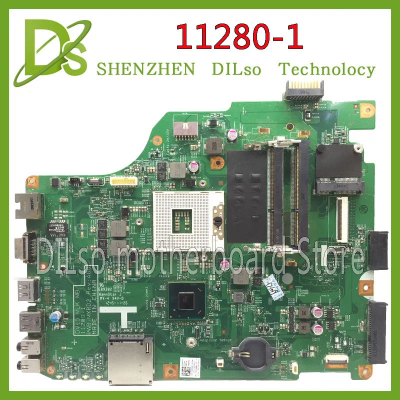 KEFU 11280 1 для dell 3520 DV15 MLK MB PWB:MXRD2 REV:A00 материнская плата ноутбука DELL INSPIRON HM75 тест|laptop