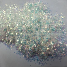 50g Iridescent ICe Clear Flakes art glitter craft glitter decoration glitter artist glitter Mylar Iridescent Flakes - 311-4328 50g Iridescent ICe Clear Flakes art glitter craft glitter decoration glitter artist glitter Mylar Iridescent Flakes - 311-4328