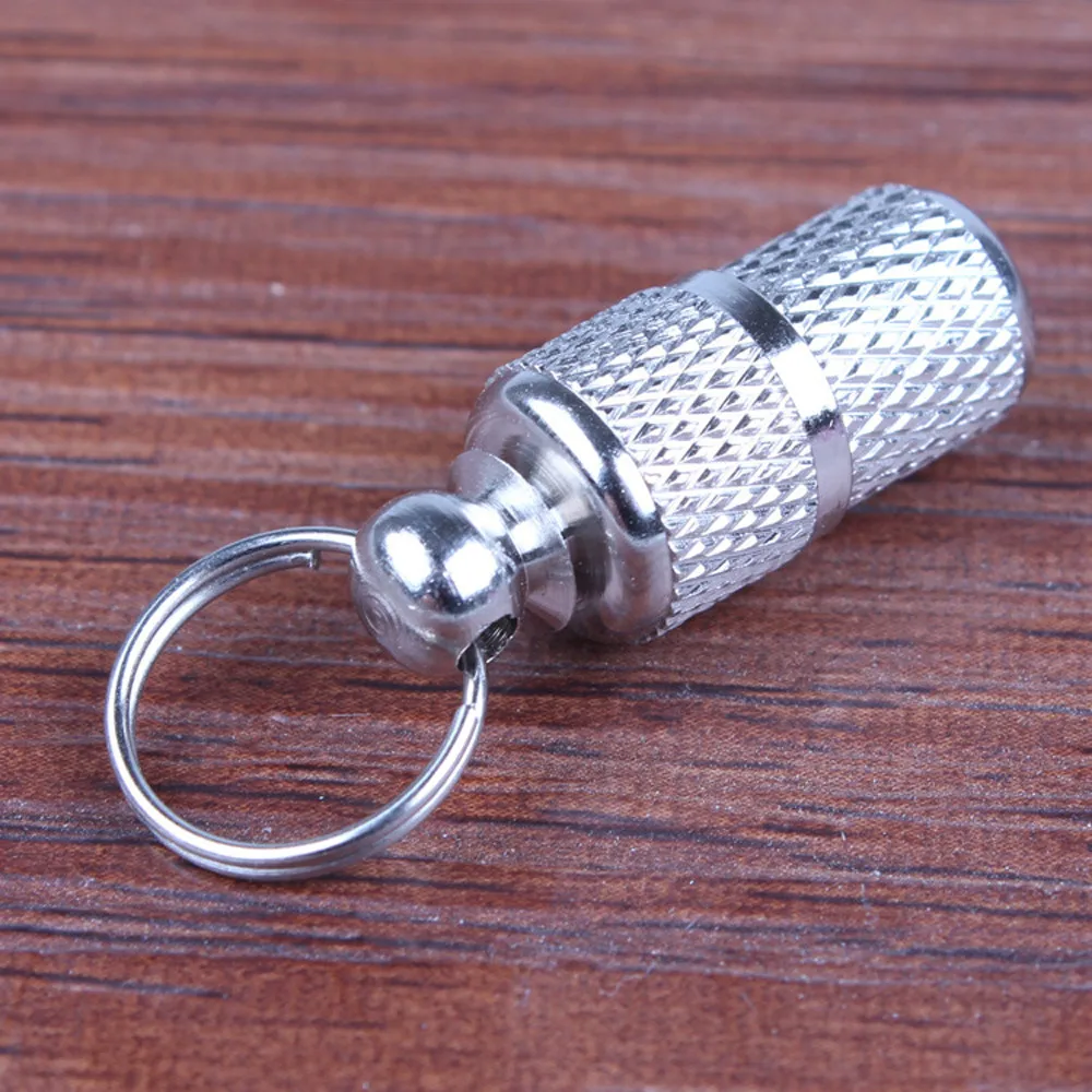 

Pet Dog Cat Address Label Barrel Storage Tube Silver Identification Card Pet ID tube for pet ID tags Pet identity card