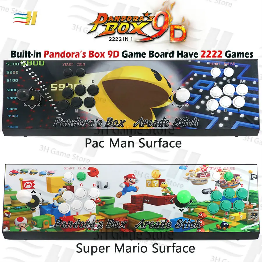 Pandora Box 9d 2222 in 1 arcade game console 2 players joystick button Built in 2222 games HDMI VGA usb joystick for pc ps3 tv Pandora Box 9d 2222 in 1 arcade game console 2 players joystick button Built in 2222 games HDMI VGA usb joystick for pc ps3 tv