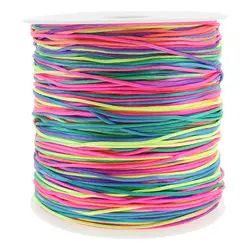 350 м/"песочные часы" 1,2 мм нейлоновый шнур китайский узел макраме шнур плетеный браслет строка Diy Разноцветные кисти шнур для бус