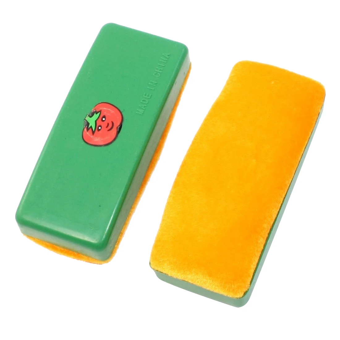 2 Pcs Green Plastic Blackboard wipes the professional
