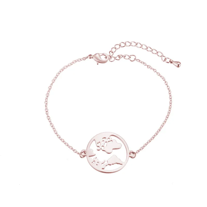 World Map Bracelet