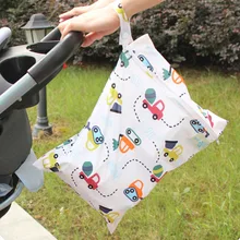 ISOCUTE 30 40CM Baby Stroller Bag Moms Reusable Washable Waterproof Cloth Diaper Bag bags with Two