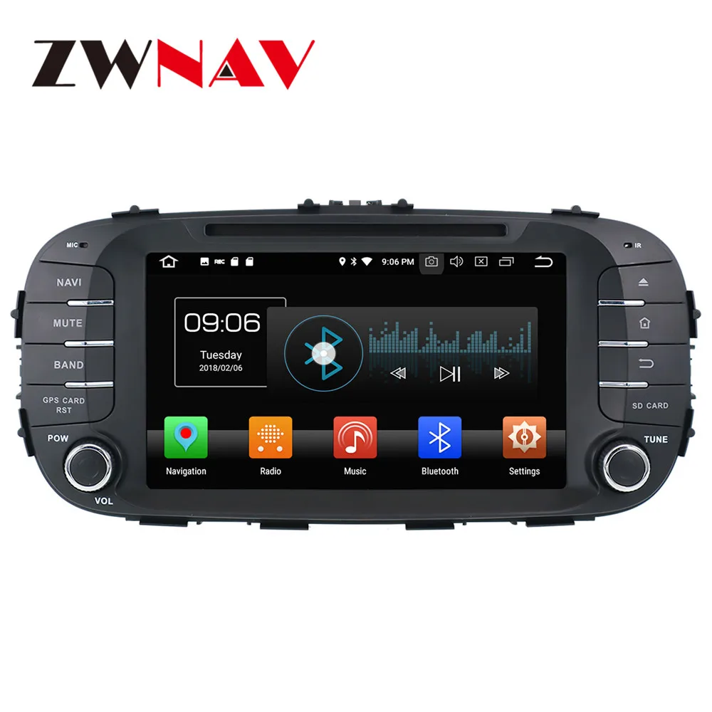 

Android 8.1 8 Inch Car CD DVD Player GPS Navigation Radio For Kia SOUL 2014 2015 2016 2017 2018 Head Unit Multimedia