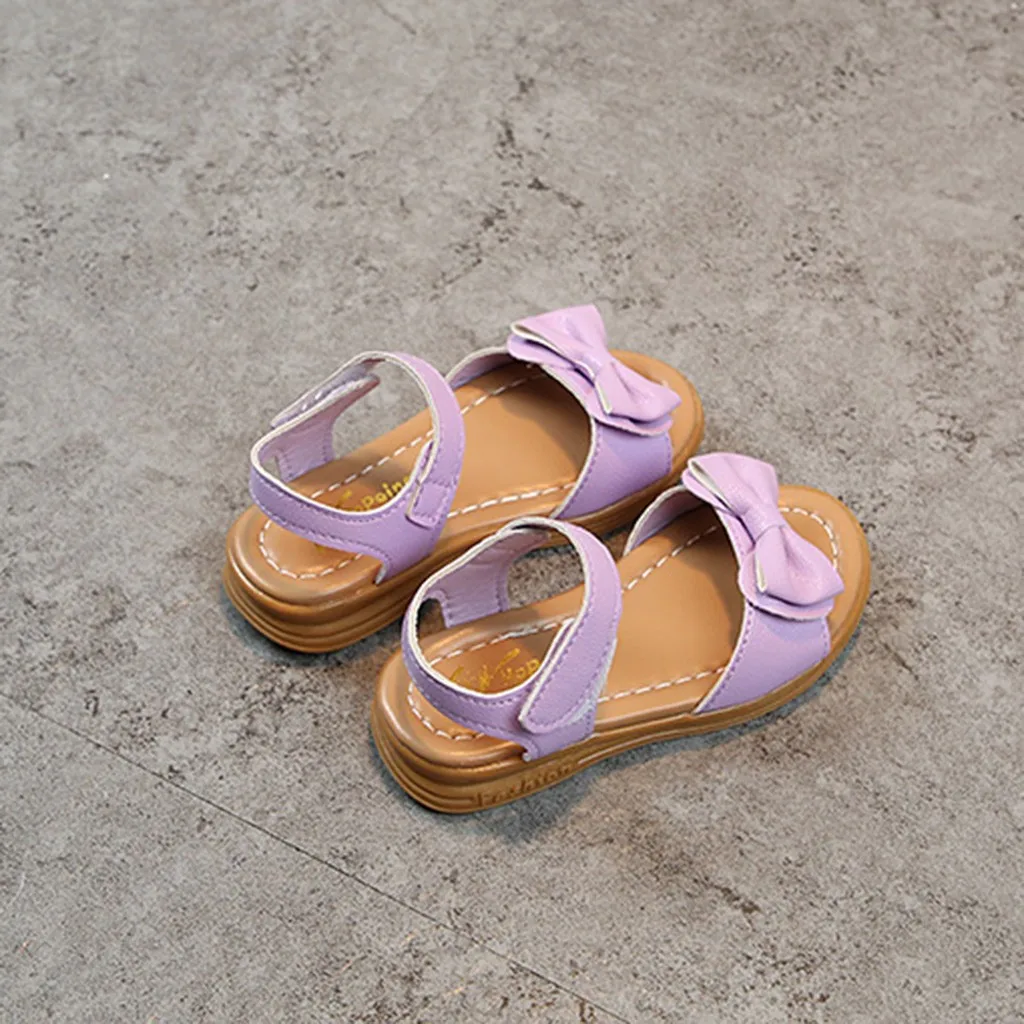 Сандалии для детей; Повседневная обувь принцессы с бантом для маленьких девочек; сандалии; Sandalias Infantil Menina; сандалии для девочек