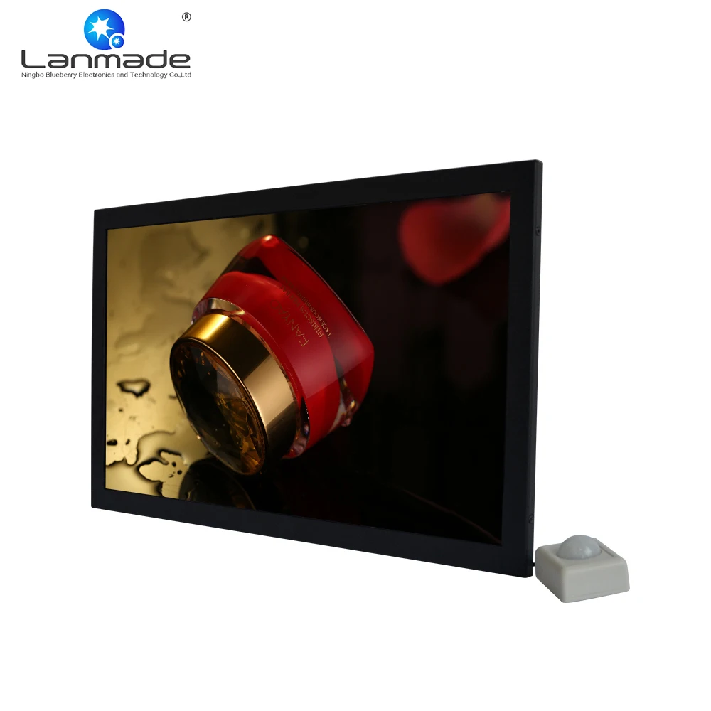 Низкая стоимость авто петля играть Супер 15.6in lcd hd дисплей датчик движения видео