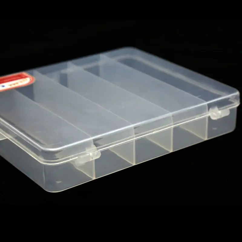 5 отсеков портативный выделенный рыболовные снасти мини ящики для хранения Прозрачные Пластиковые Приманки Box Карп рыболовные принадлежности коробка