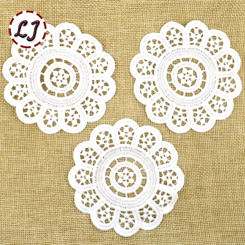 Кружевная аппликация для шитья 5 шт./лот|lace sewing|lace sewing appliquecraft lace |