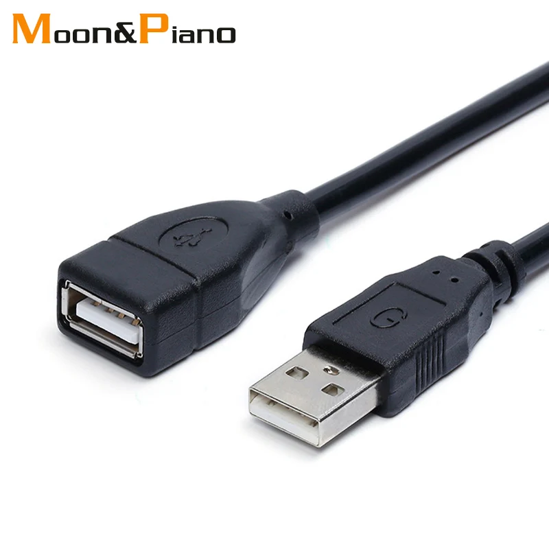 USB2.0 تمديد كابل الذكور إلى الإناث موسع الحبل أسلاك كابلات الموسعة لأجهزة الكمبيوتر المحمول PC طابعة لوحة المفاتيح ماوس الكمبيوتر كابل