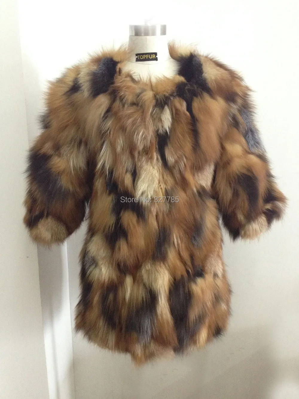 Новое натуральное пальто из лисьего меха, куртка из натурального меха для женщин, модный брендовый мех KFP465