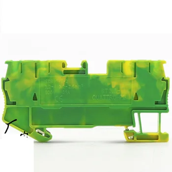 

10 pcs/bag ST2.5-QUATTRO-PE Terminal rail Wiring board connector terminals Wire Cable Terminals ST-2.5-QUATTRO-PE