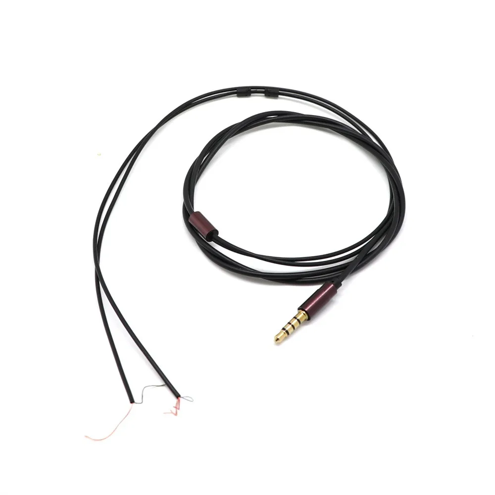 VOBERRY 1,2 м 3,5 мм Джек "сделай сам" для наушников аудио кабель для наушников Ремонт Замена провода 3-полюсный Медь провод с сердечником