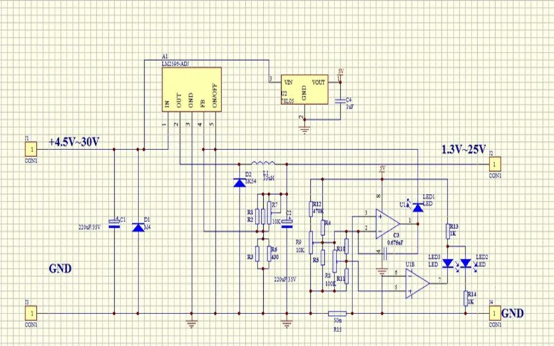 5 шт. LM2596 светодиодный драйвер DC-DC 7 V-35 V до 1,25 V-30 V 3A Регулируемый Напряжение регулятор преобразователь понижающий Регулируемый Питание