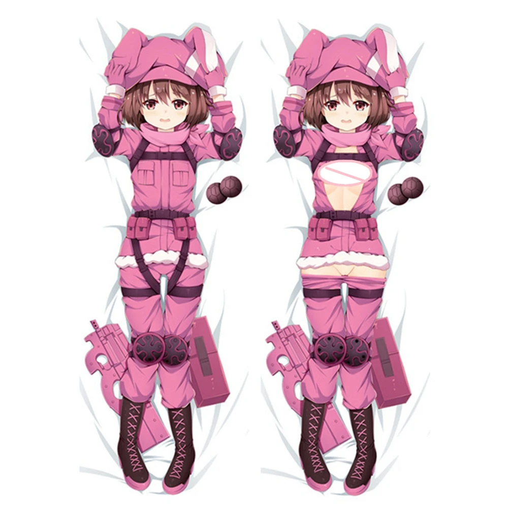 Аниме JK Меч Art Online ГГО Dakimakura тела чехол Kohiruimaki Karen Llenn мультфильм девушка 18R сна декоративная подушка