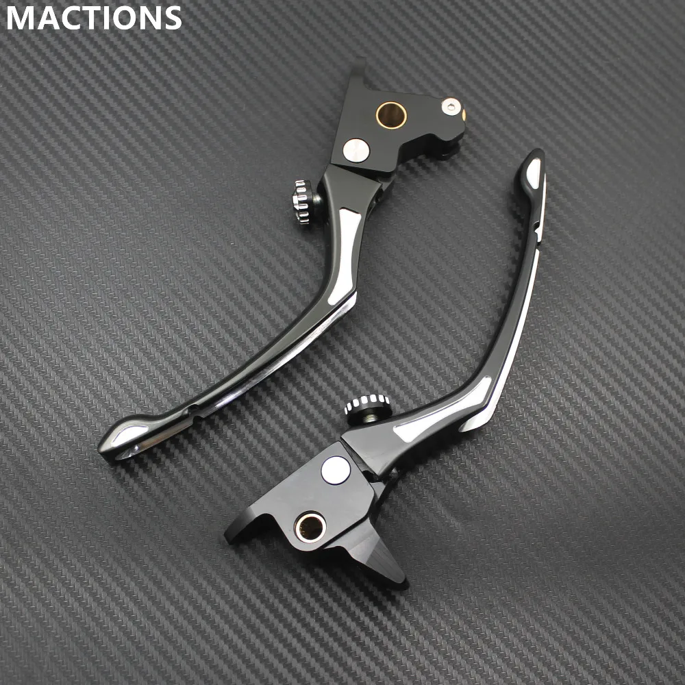 

Brand New Motorcycle Parts OX Design Brake Clutch Levers Adjustable Handle Lever For Harley Road King Gliding 14-15