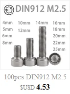 DIN912 M6 Метрическая резьба 304 из нержавеющей стали с шестигранной головкой болты M6*(6/8/10/12/14/16/18/20/22/25/30/35/40~ 150) мм