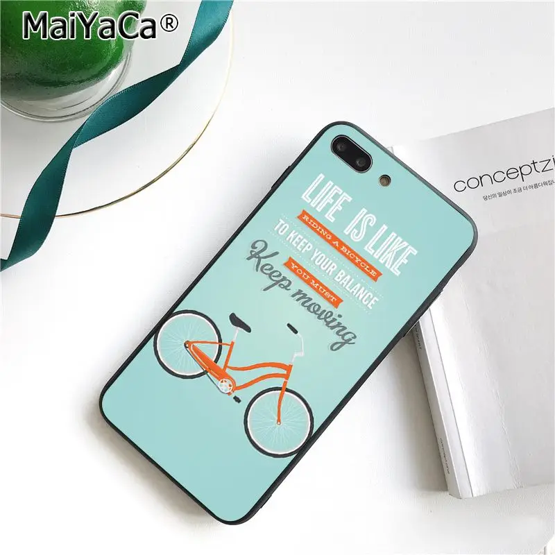 Чехол для телефона MaiYaCa BIKE CYCLING art Для iphone 11 Pro 11Pro MAX 8 7 6 6S Plus 5 5S SE XR X XS MAX 10 - Цвет: A15