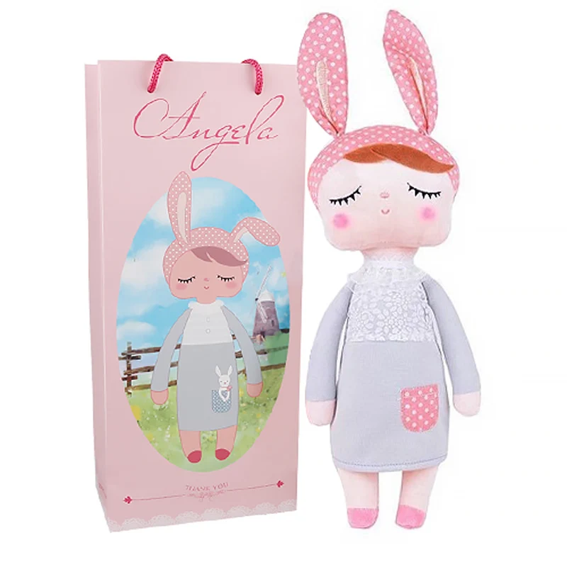 

Kawaii Plush Soft Stuffed Plush Animals Baby Kids Toys for Children Girls Boys Birthday Christmas Angela Rabbit