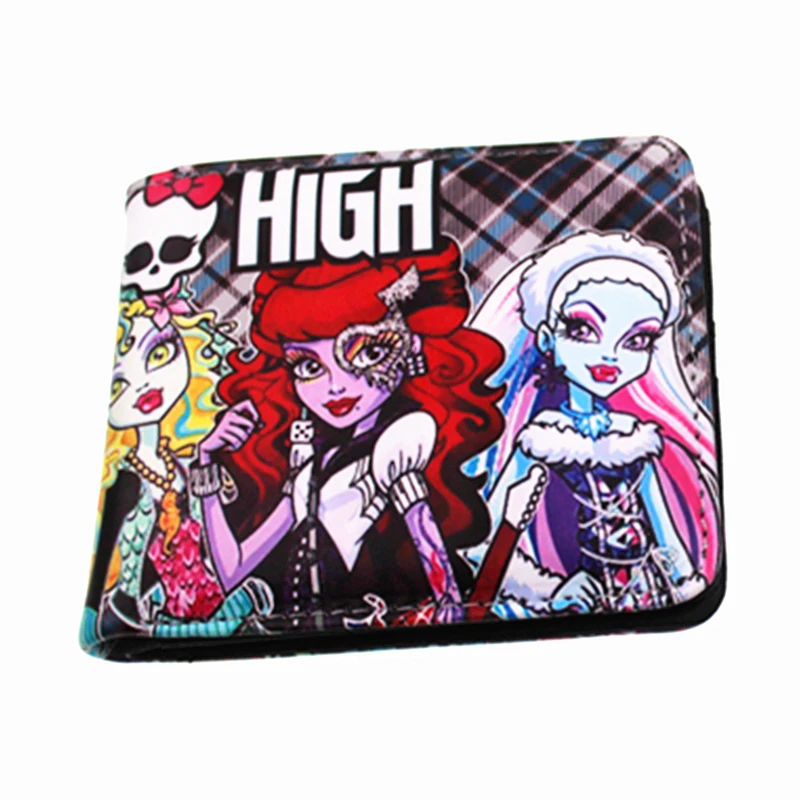 Monster High и Отель Трансильвания Портмоне женские бумажник человек кошельки portfel дети присутствует кошельки оптом