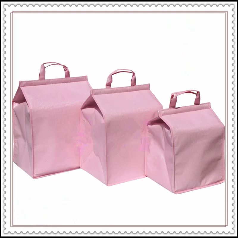 

Free shipping 6" 8" 10" cake pizza cooler bags lunch picnic box insulated cool handbags ice pack thermo portable insulation bags