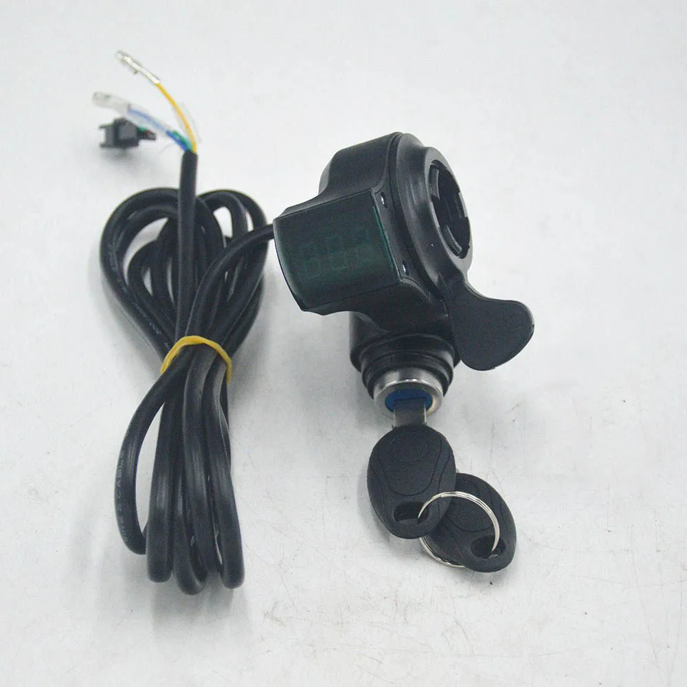 Sale 12V-72V Finger Thumb Throttle with LCD display Switch Handlebar Grips for electric bike/scooter 0 Sale 12V-72V Finger Thumb Throttle with LCD display Switch Handlebar Grips for electric bike/scooter 0