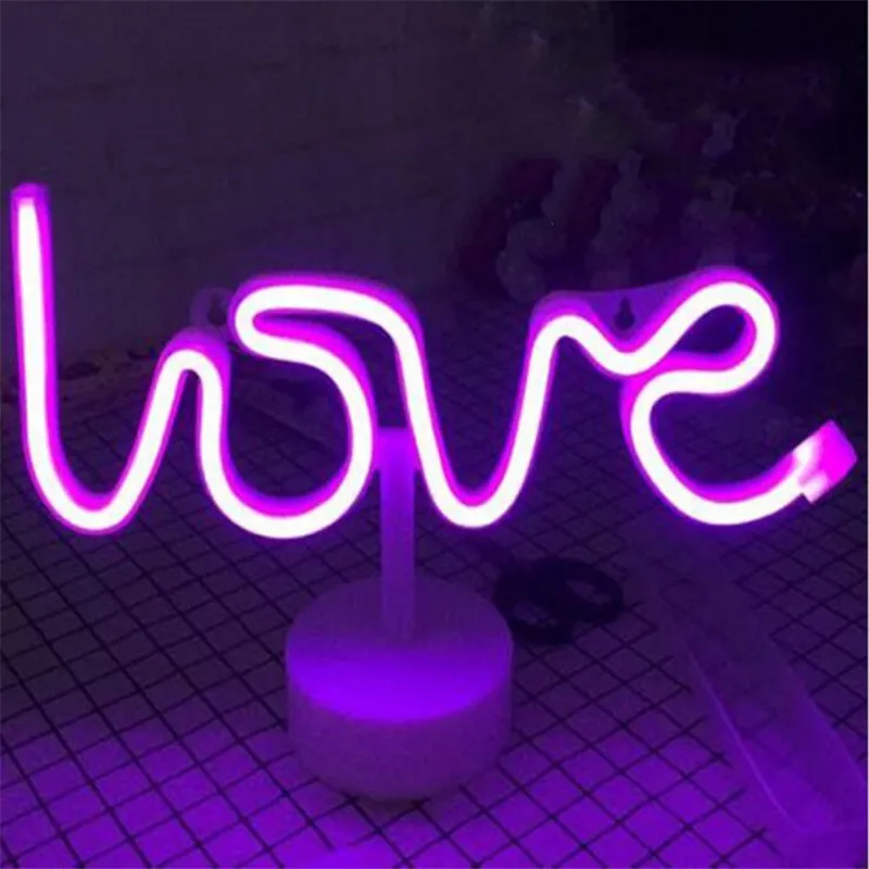 Neon Light Neon Sign Decoration LED Night Light Moon Flamingo Shape Colorful Desk Lamp for Indoor Wedding Illumination (1)