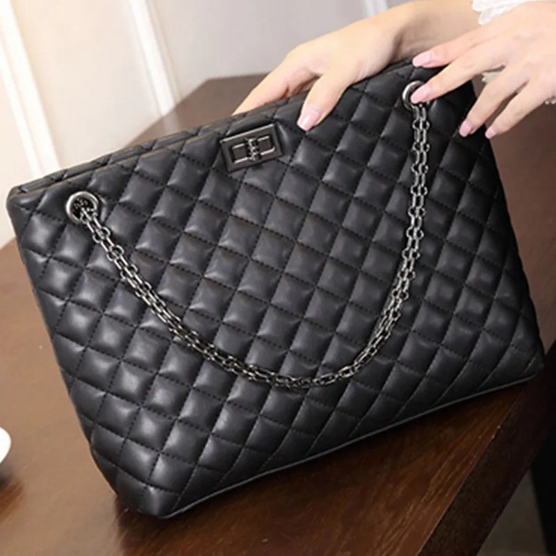 New Chain Lingge Shoulder Bag Designer Handbags High Quality