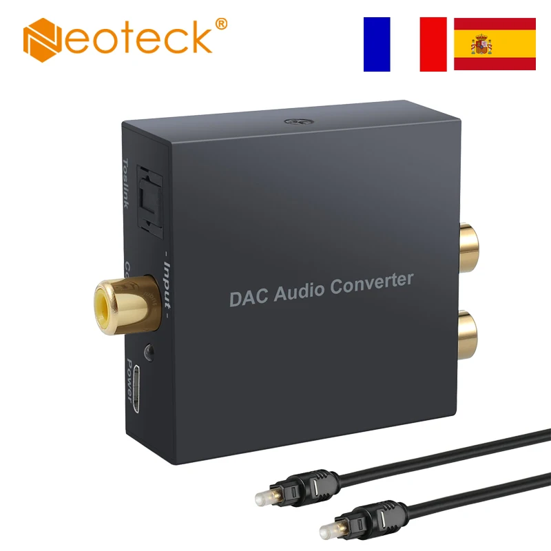 (Отправка из Китая/Испании/Франции) Neoteck 96 кГц Цифровой оптический коаксиальный
