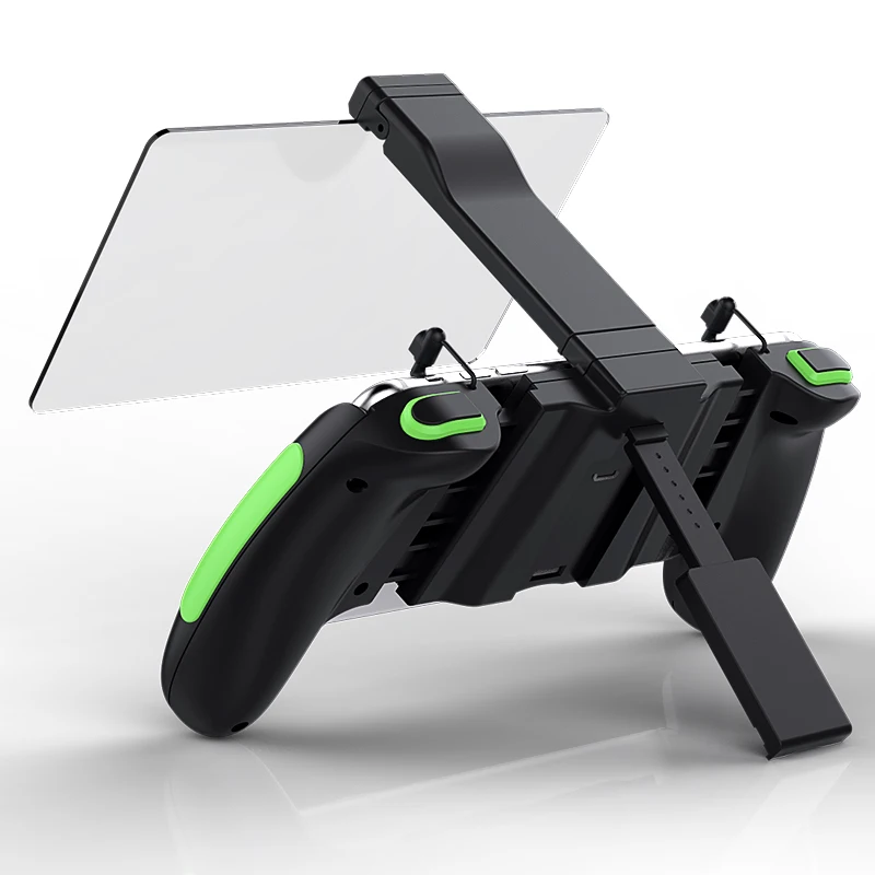 

SHINECON Mobile Screen Magnifier Game Controller Grip & L1R1 Game Triggers Fire & Aim Buttons for PUBG iPhone SE 6 7 8 X / Sam